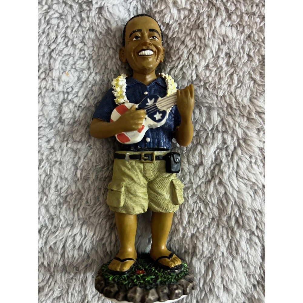 Barack Obama Luau BobbleHead